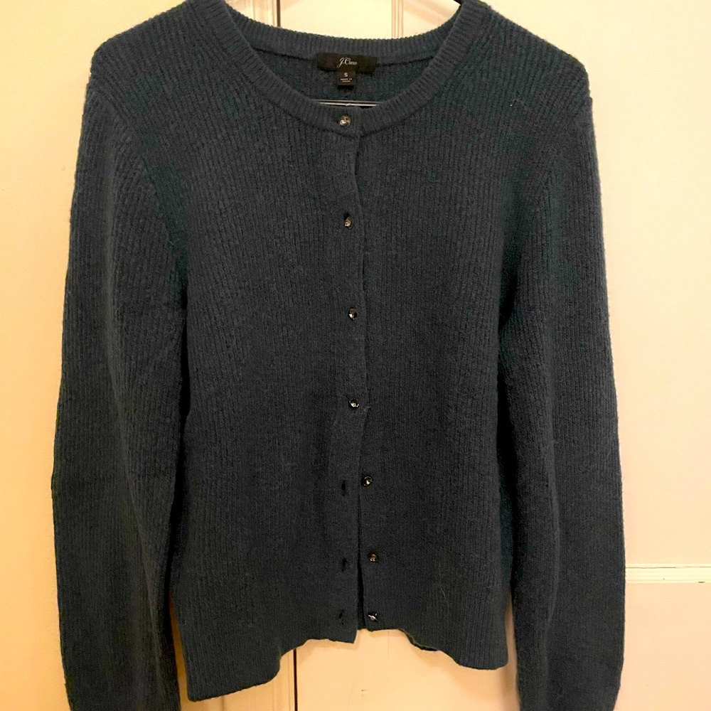 J. Crew Jewel Button Cardigan